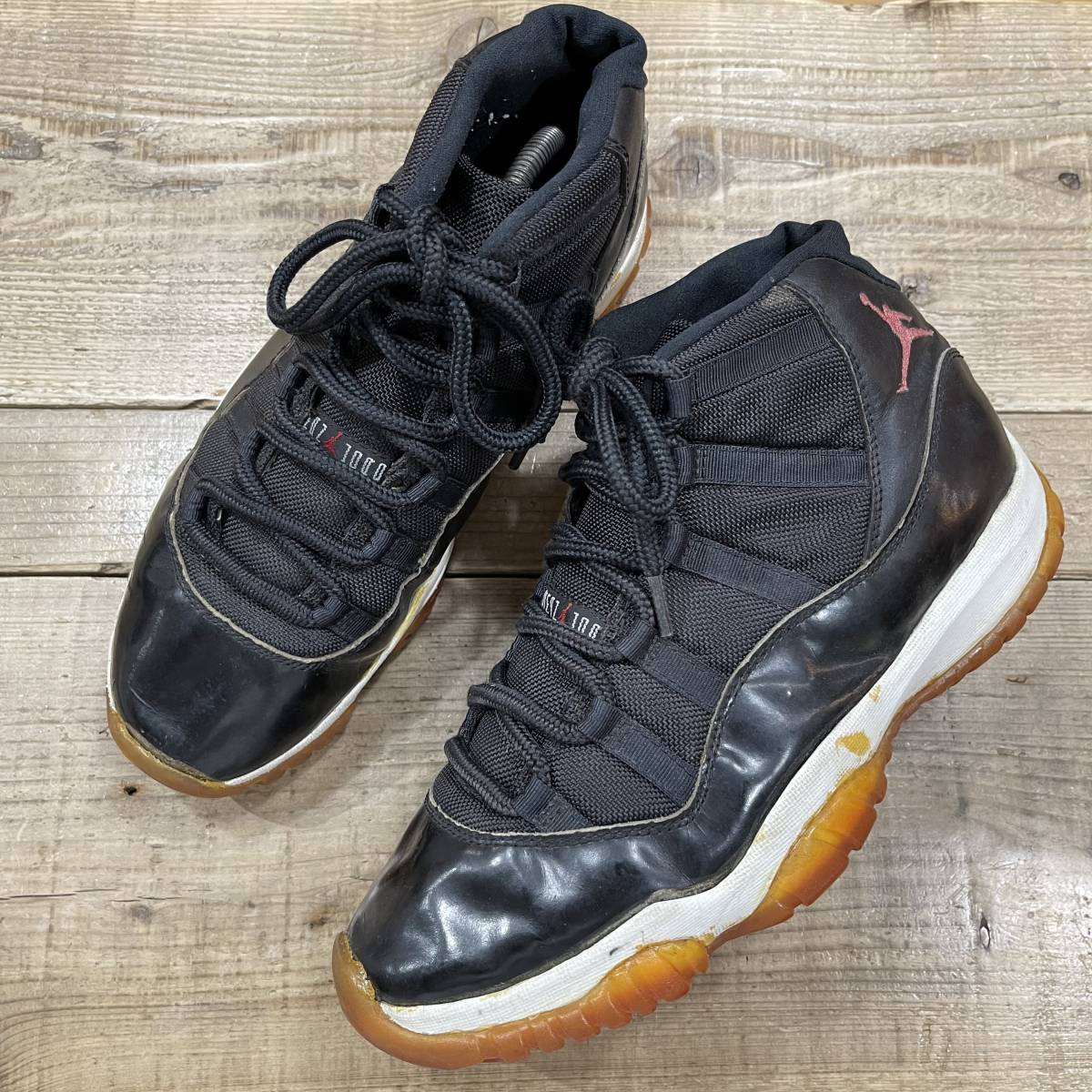 28.5cm NIKE AIR JORDAN 11 OG 96年製 130245-062 ナイキ エア ジョーダン イレブン オリジナル 黒赤 ブレッド 