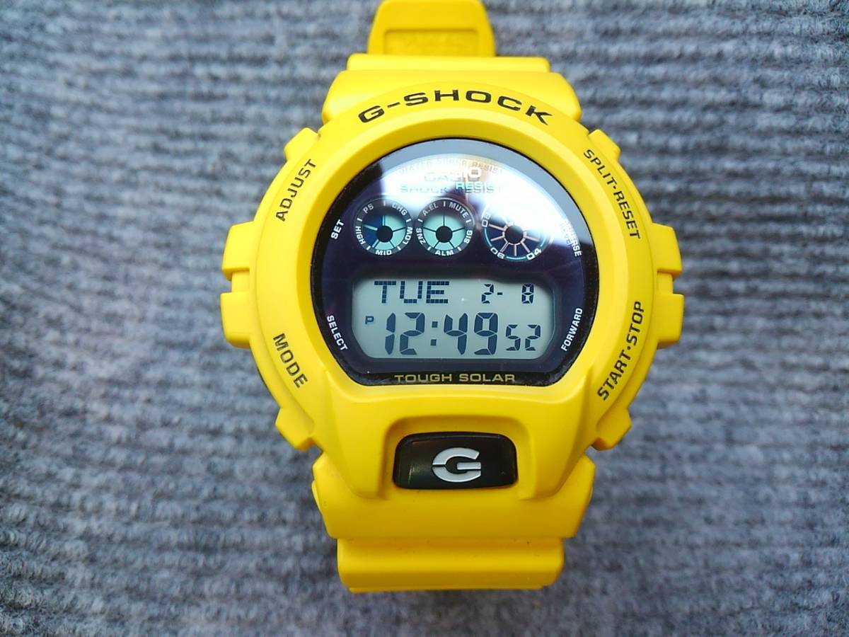 G-SHOCK イエロー CASIO （イエロー） -靴 黄色 かなり美品 G-SHOCK G