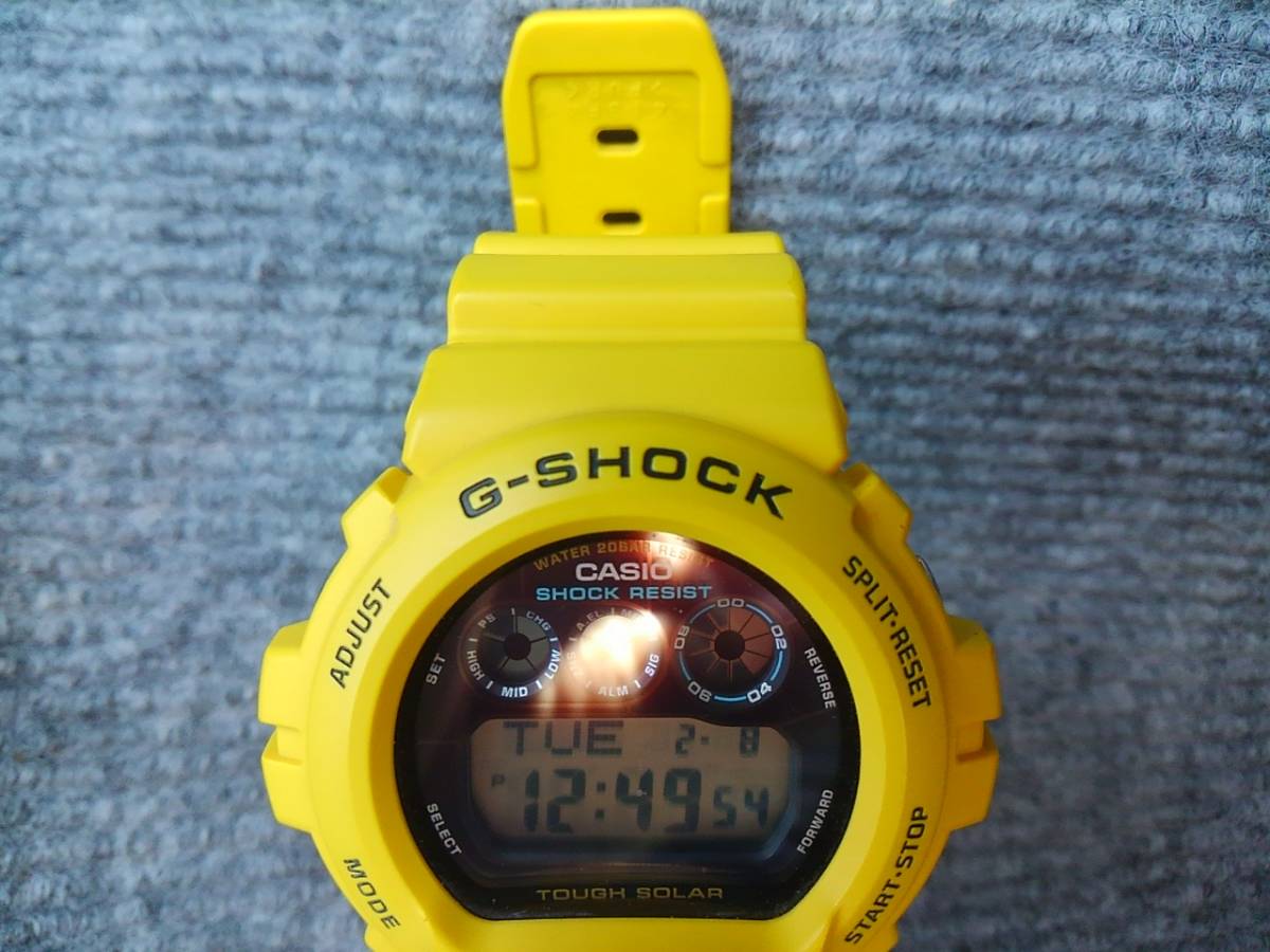 G-SHOCK イエロー CASIO （イエロー） -靴 黄色 かなり美品 G-SHOCK G
