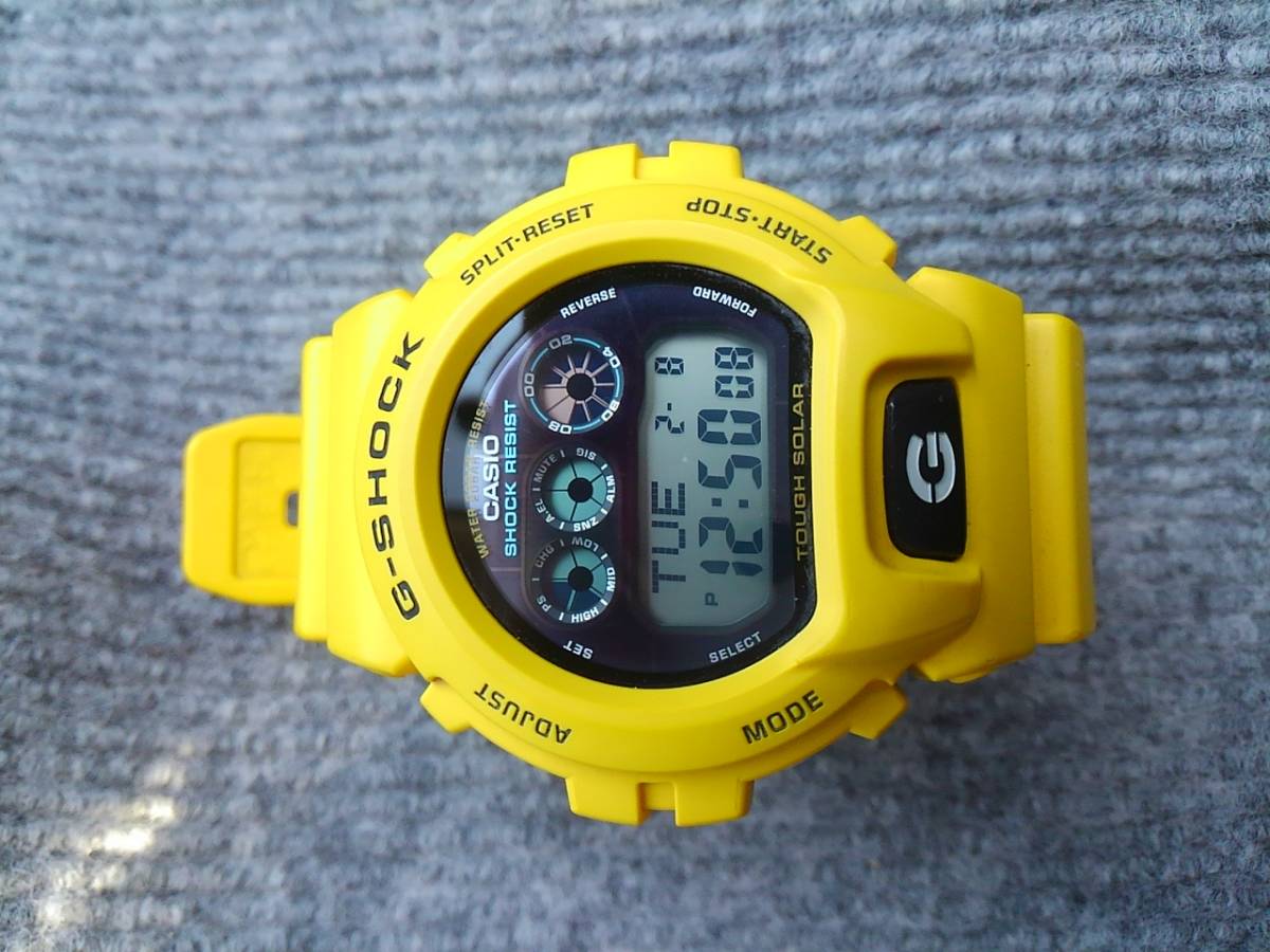 G-SHOCK イエロー CASIO （イエロー） -靴 黄色 かなり美品 G-SHOCK G