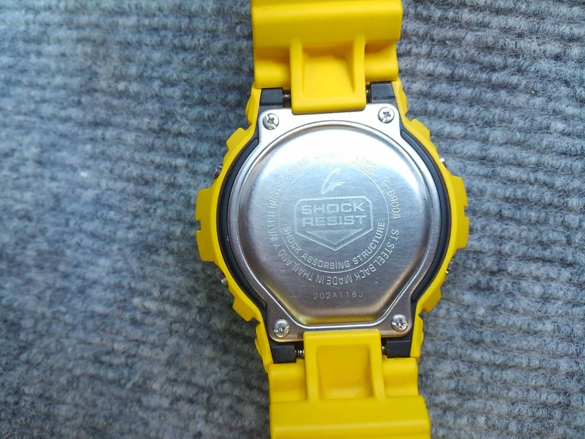 G-SHOCK イエロー CASIO （イエロー） -靴 黄色 かなり美品 G-SHOCK G