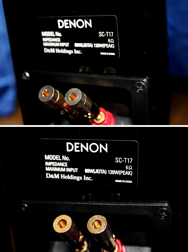 美品】DENON SC-T17 トールボーイスピーカー ペア ハイレゾ対応 SC-T17