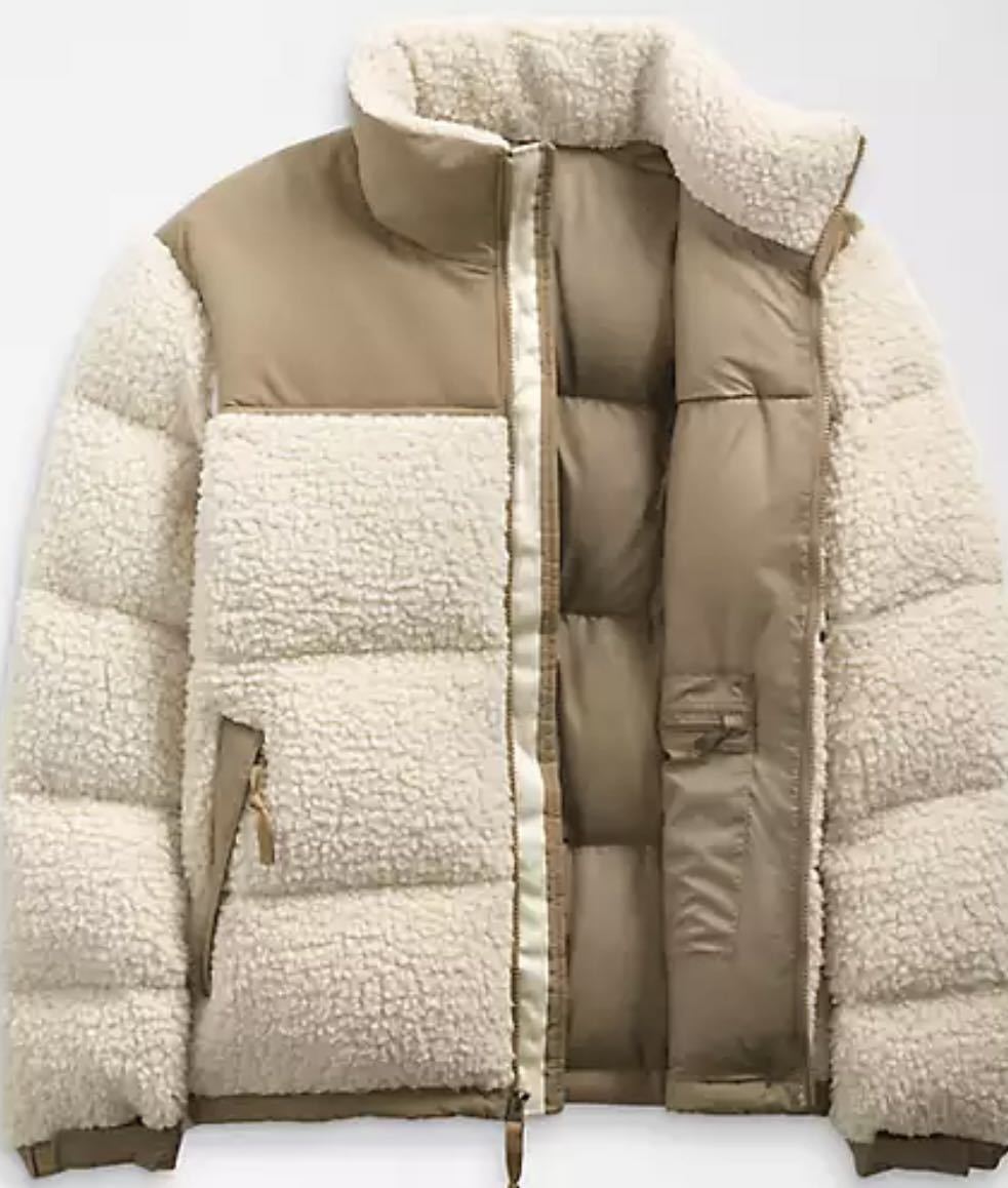 THE NORTH FACE Sherpa Nuptse Jacket BLEACHED SAND-KELPTAN ノース