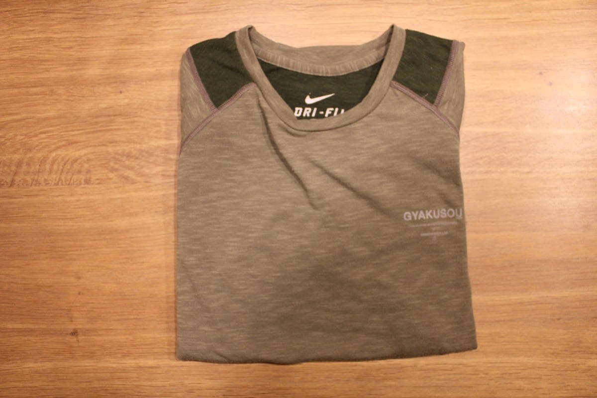 NIKE x UNDERCOVER GYAKUSOU 半袖Tシャツ メンズL モスグリーン