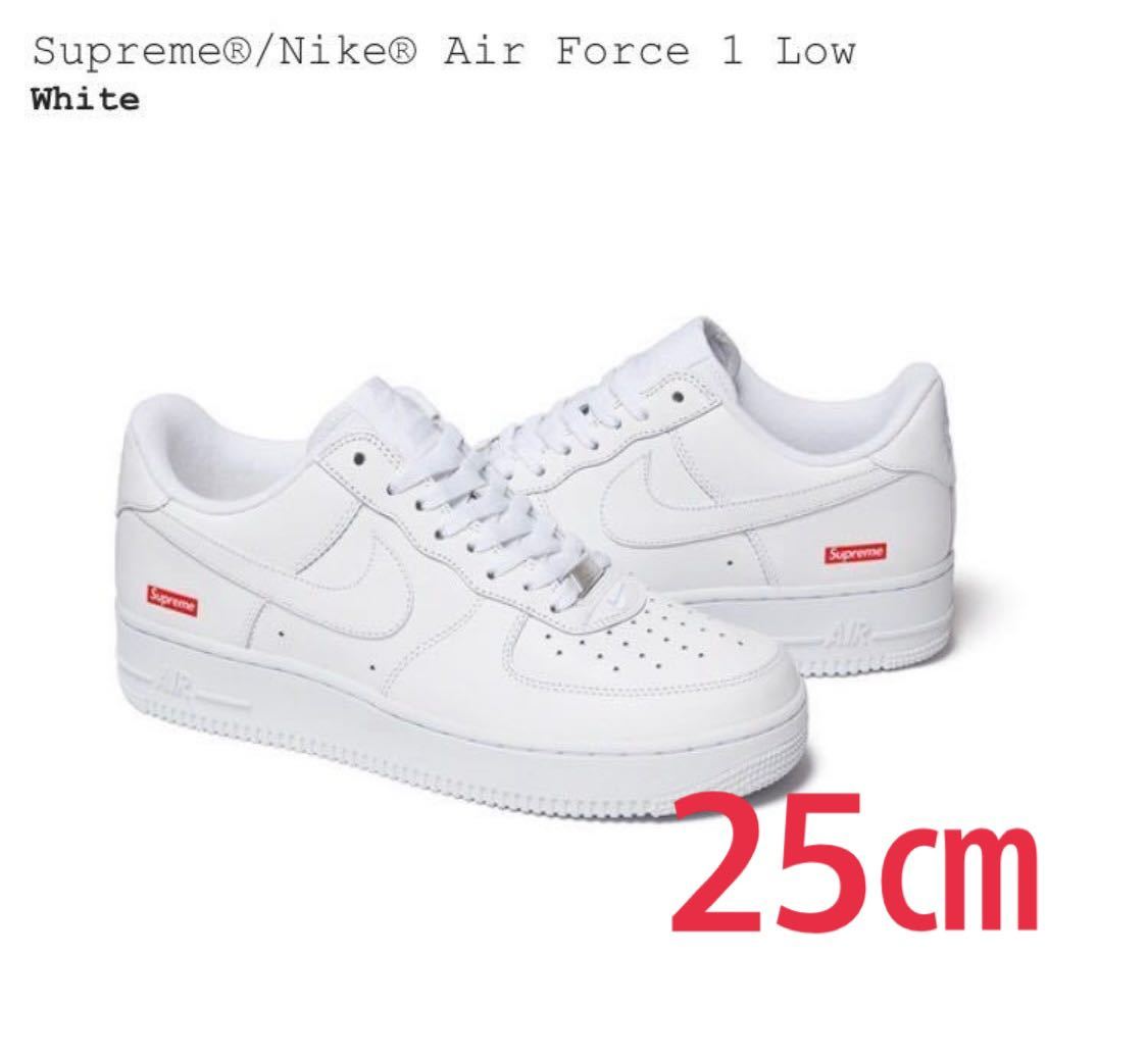 Supreme Nike Air Force 1 Low White 25cm US7 