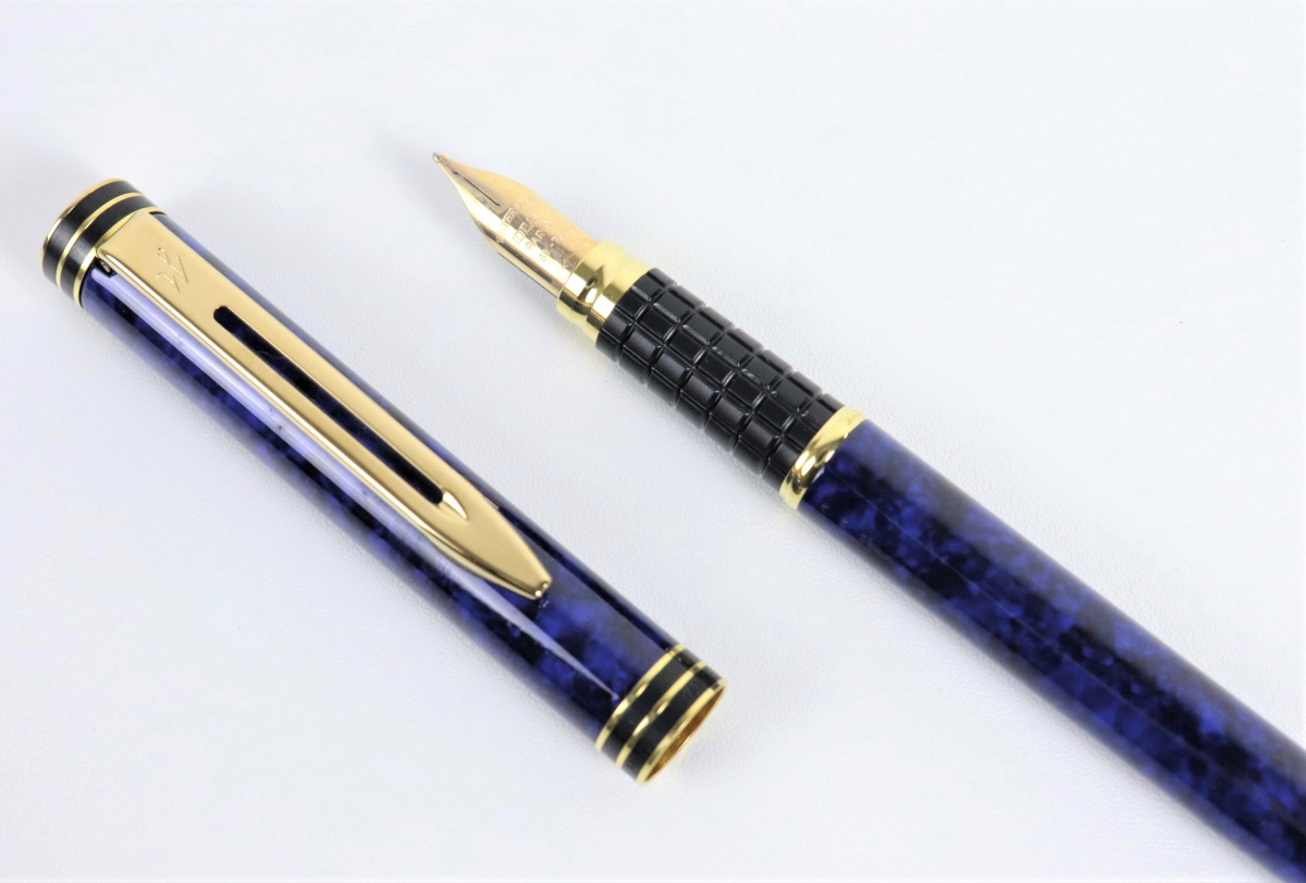 18K 750】WATERMAN ウォーターマン エクスクルーシブ 万年筆 箱付き 18