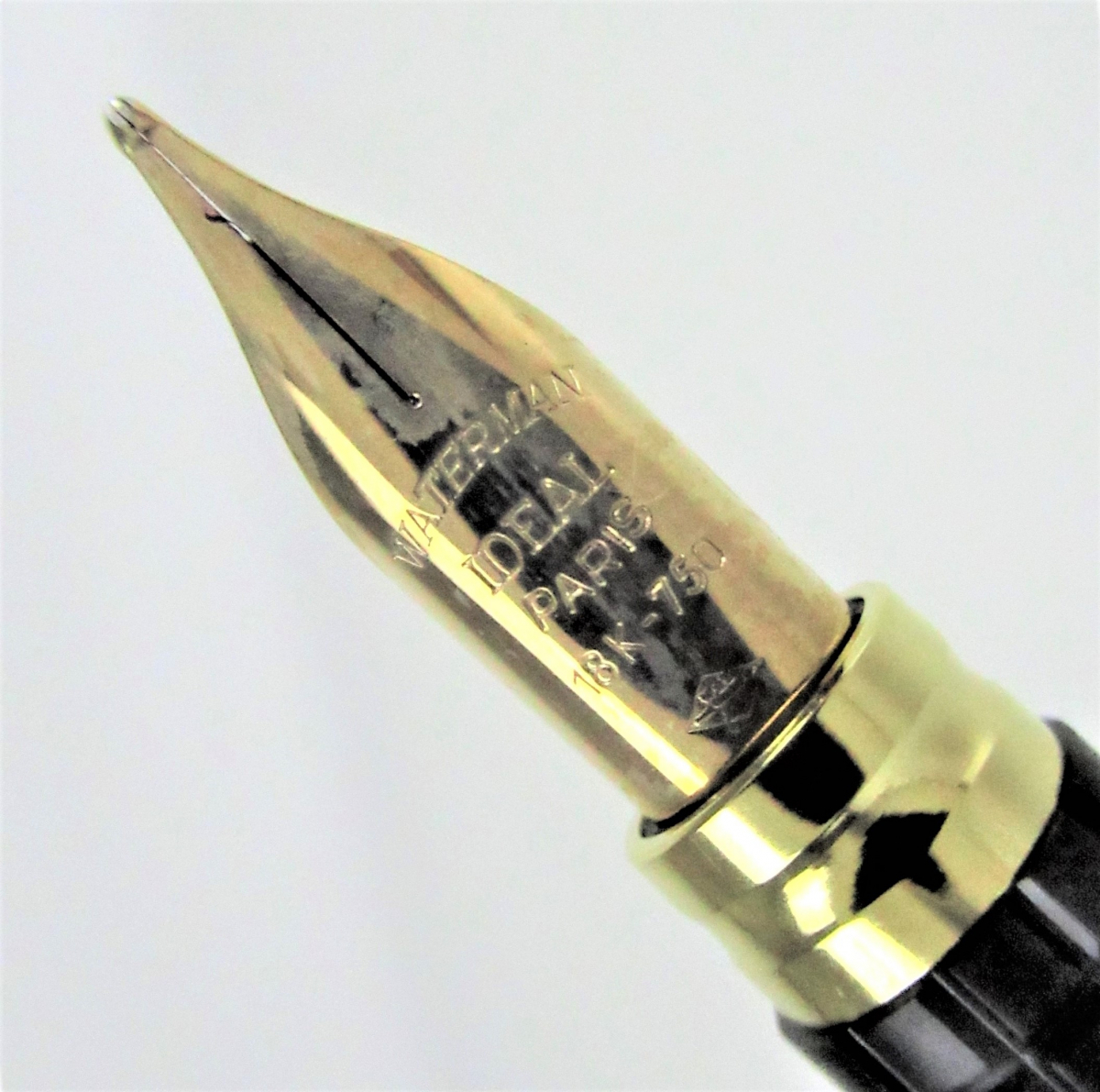 18K 750】WATERMAN ウォーターマン エクスクルーシブ 万年筆 箱付き 18