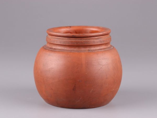 中国古玩 唐物 朱泥 煎茶道具 紫泥 建水 こぼし 在印 時代物