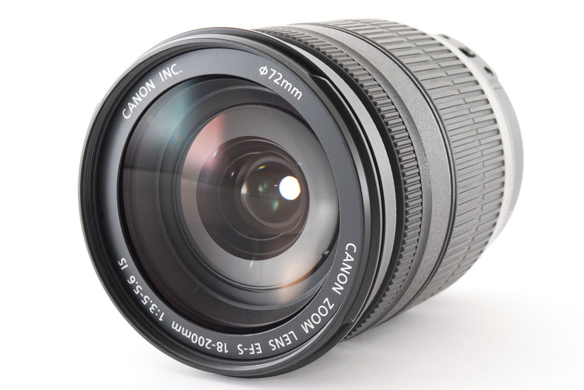 ◇美品◇ Canon キャノン EF-S 18-200mm F3.5-5.6 IS フード付き/