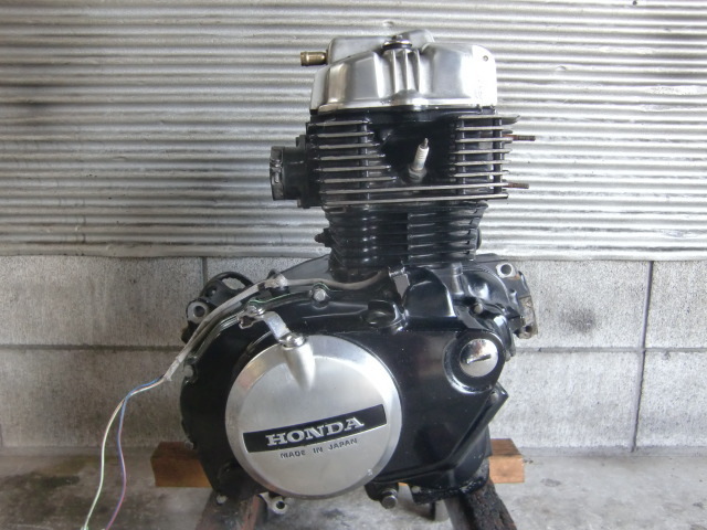 ホーク3 エンジン　CB400N CB250N ジャンク　部品取り CB400N ホークⅢ 当時物 純正 実動エンジン 【動画あり】 フロント