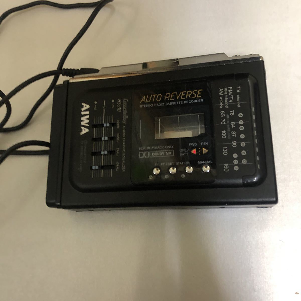 aiwa HS-J10ジャンク AIWA HS-J10 ジャンク カセットプレーヤー