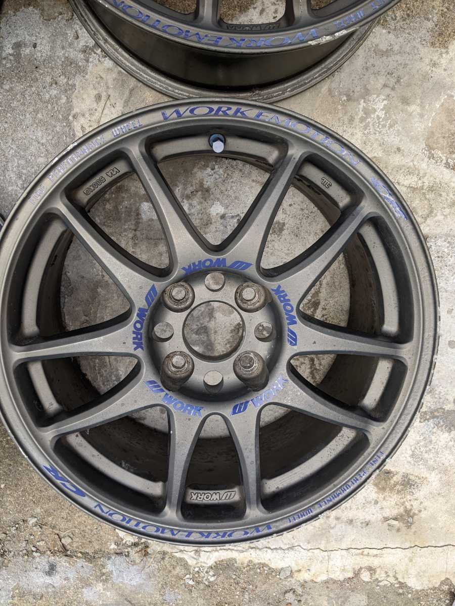 CR KAI WORK Matte 自動車 名古屋・愛知・岐阜で WORKEMOTION CR-kai!4本セット☆15インチ7j＋44☆4穴100!シビック☆インテグラ☆軽カスタム車等に!ワークエモーション☆