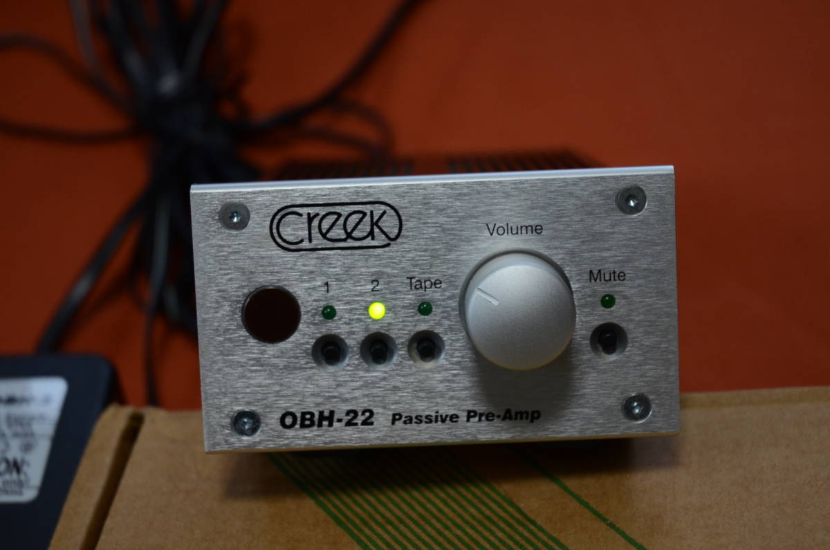 OBH-22 Creek CREEK 公式通販 リモコン付き、パッシブプリアンプ 英国 
