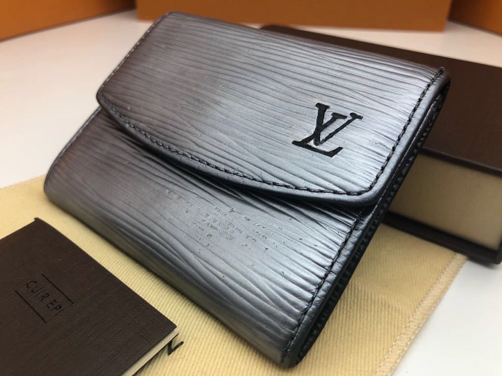 【美品】ルイヴィトン エピ ポルトモネ サーンプル ケース ブラック 1円〜◇正規品◇LOUISVUITTON◇エピ◇ポルトモネ サーンプル◇カード