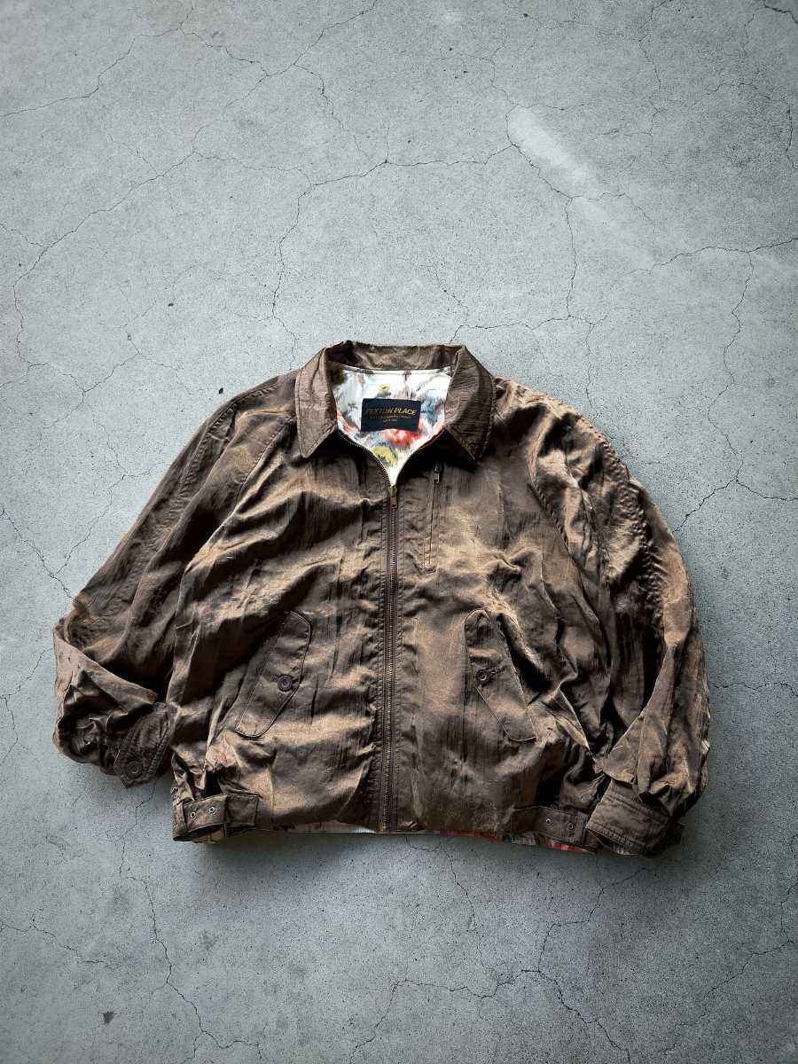 80s【美品】PEYTON PLACE リバーシブルブルゾン size-F スポーツ