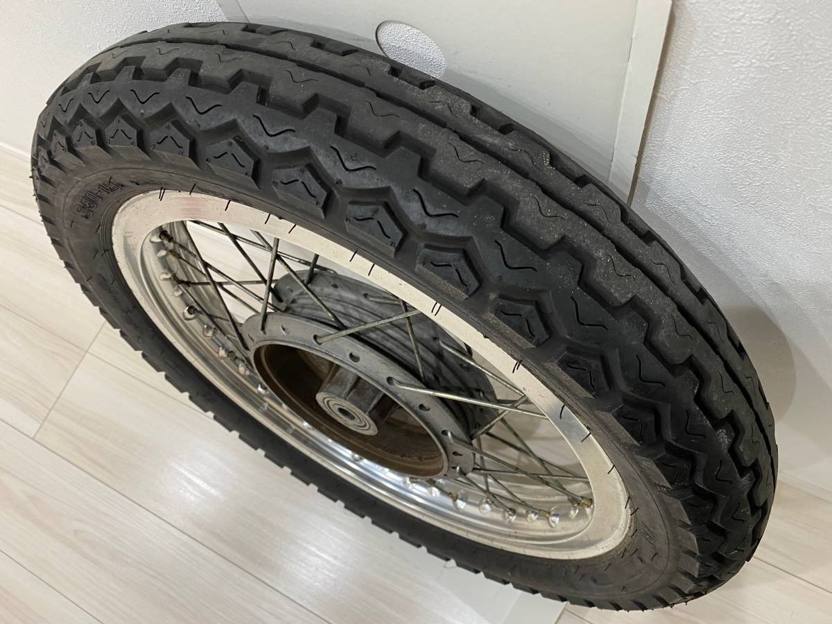 250SS 350SS KH リアホイール エクセルHリム 18X1.85 TT100GP 3.50-18 