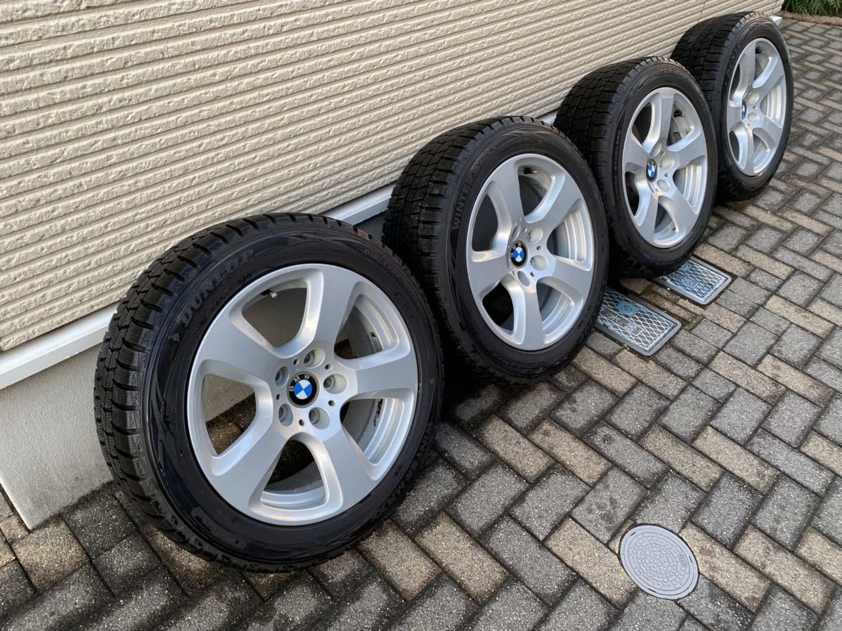 ☆1円〜売り切り 美品 バリ山 BMW X1 (E84) DUNLOP WINTER MAXX 