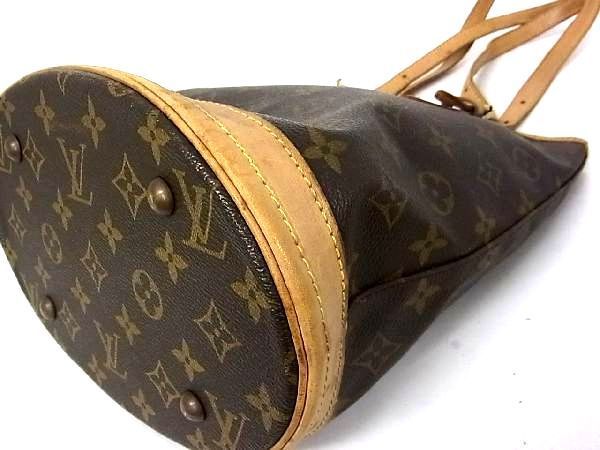 1円 LOUIS VUITTON ルイヴィトン M42238 モノグラム バケットPM バケツ型 トートバッグ ショルダー 肩掛けかばん ブラウン系 X0599sN モノグラム ルイヴィトン M42238 1円◎ BN7148 内側難