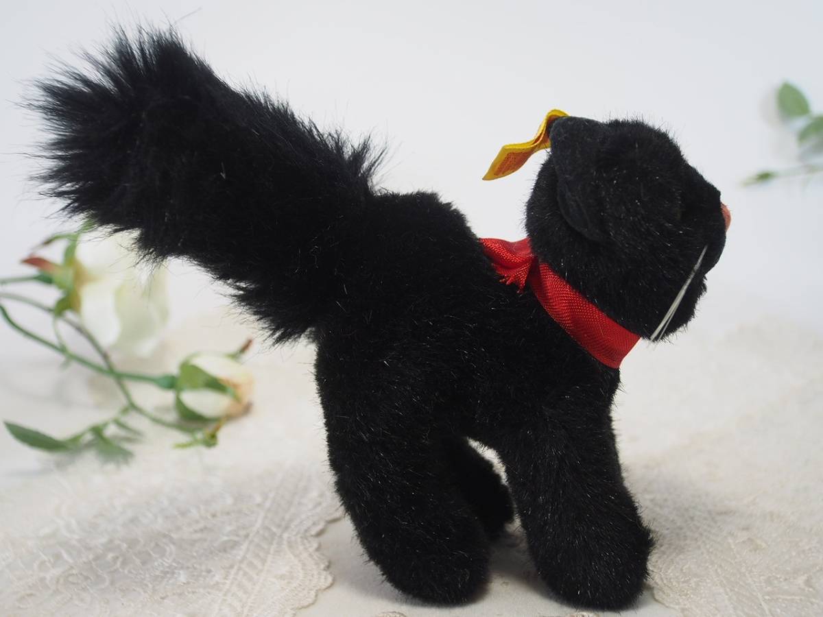 シュタイフ Burri Tom Cat 10cm オールID's完品 トムキャットのブリ/黒