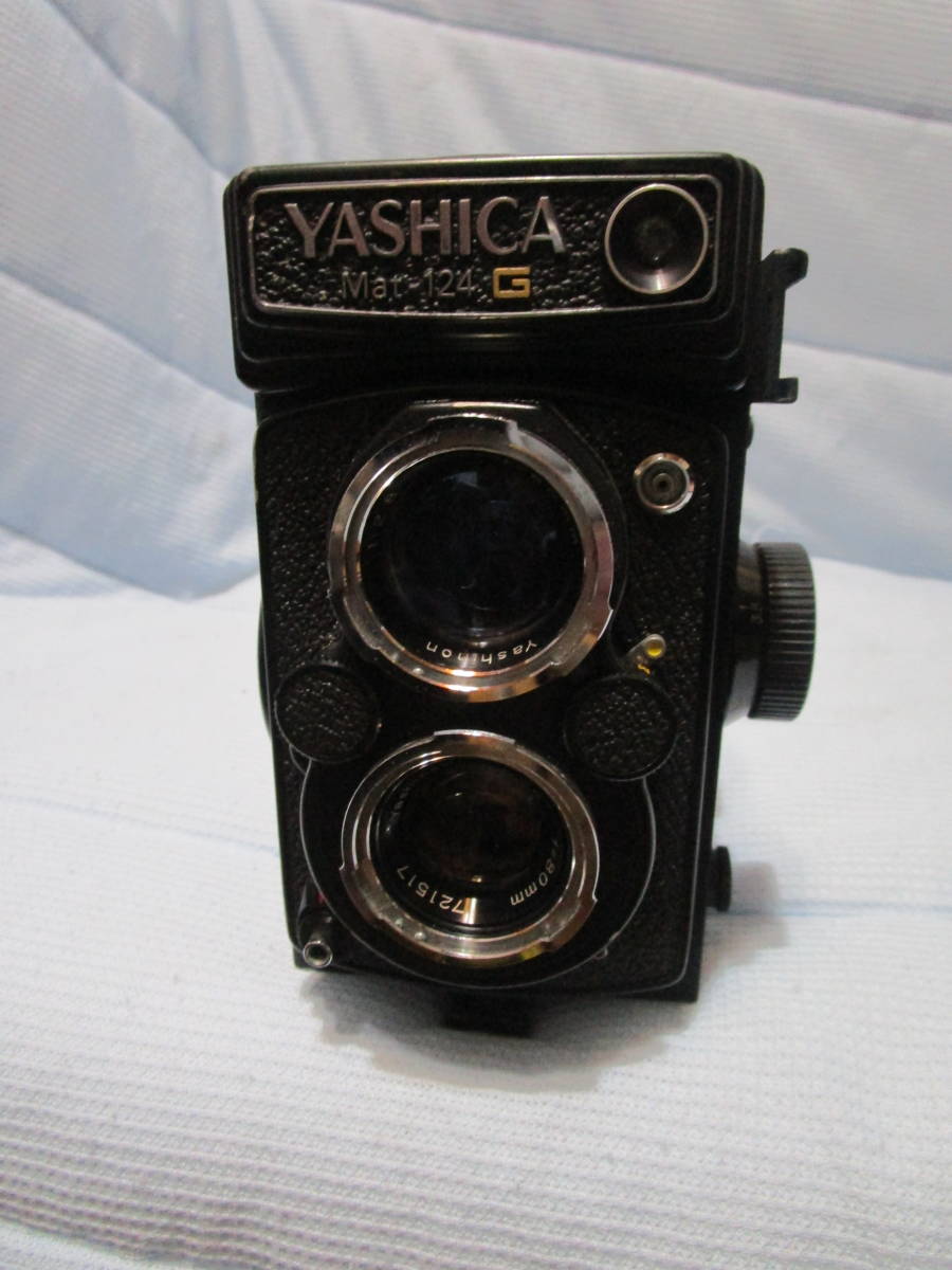 昭和レトロ ヤシカ YASHICA Mat-124 G 二眼レフカメラ 動作未確認の為