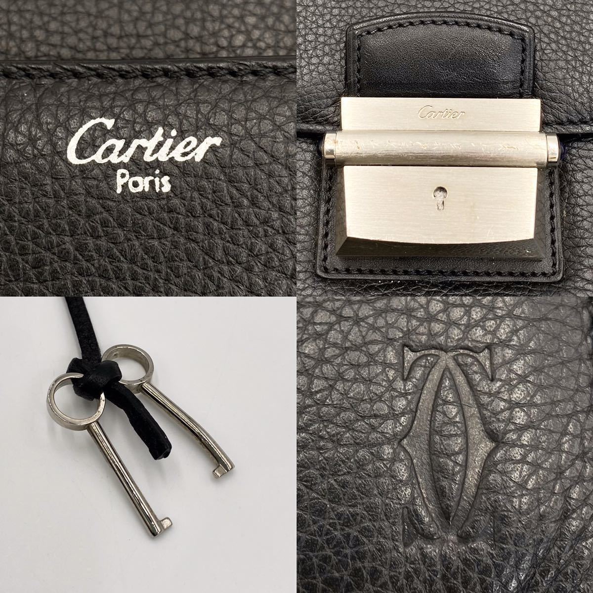 美品　カルティエ　ビジネスバッグ　ブリーフケース　ブラック　レザー　パシャ 楽天市場】【バッグ】Cartier カルティエ パシャ ドゥ カルティエ