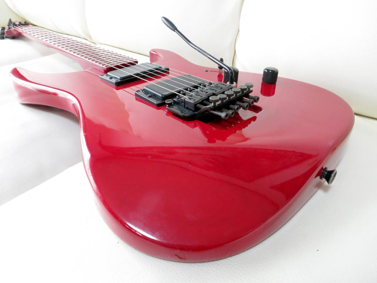◇FERNANDES FR-75 レッド FGI白2ハム 希少なカラー指板 整備済