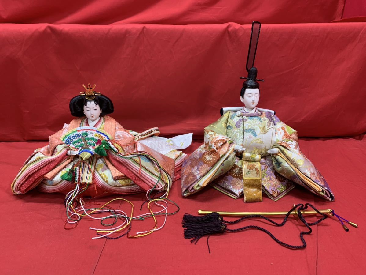 雛人形 お雛様 お内裏様 2体セット 小物付き 聖祥 ひな祭り 節句 女の子お祝い 親王 K 2214 01 ひな人形 売買されたオークション情報 Yahooの商品情報をアーカイブ公開 オークファン Aucfan Com