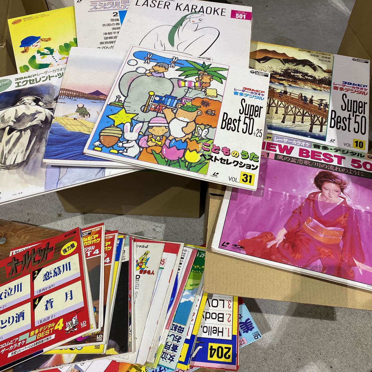 まとめ☆カラオケ LD レーザーディスク 45セット ミニレーザーディスク
