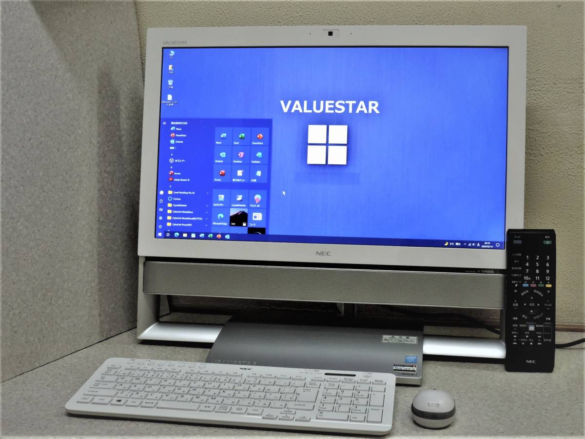 NEC 一体型PC VN770/H Win11 i7 8GB SSD256 NEC 一体型PC VN770/H Win11 i7 8GB SSD256