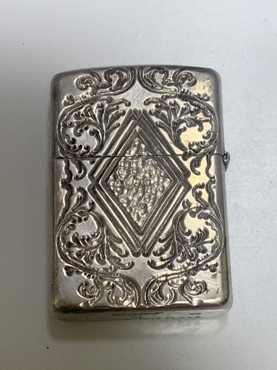 【着火確認済】ZIPPO/ジッポー/アーマー/両面カット/デザインライター