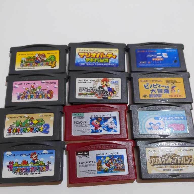 ☆送料込み☆ GBA ジャンク ⑫ アドバンスソフト 91本 セット 