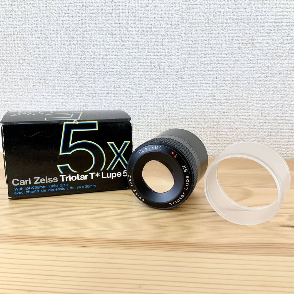 Triotar Lupe Zeiss Carl T* 5x 6x6 Loupe #218373005 | 3X (LOUPE