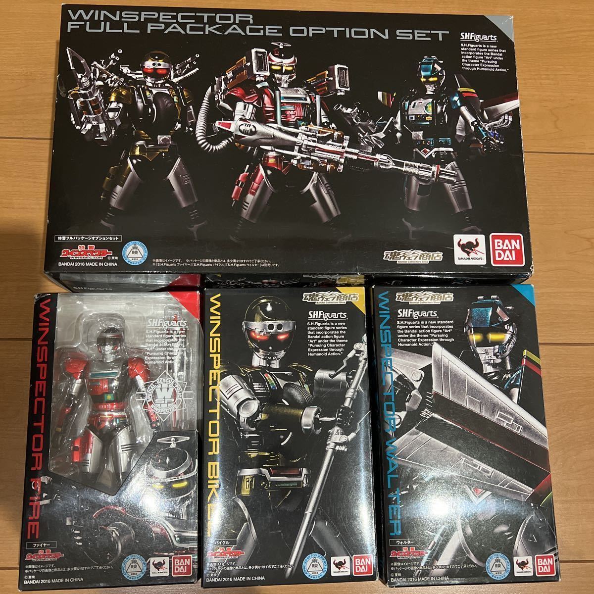 S.H.フィギュアーツ バンダイ S.H.Figuarts 特警ウィンスペクター 4点 