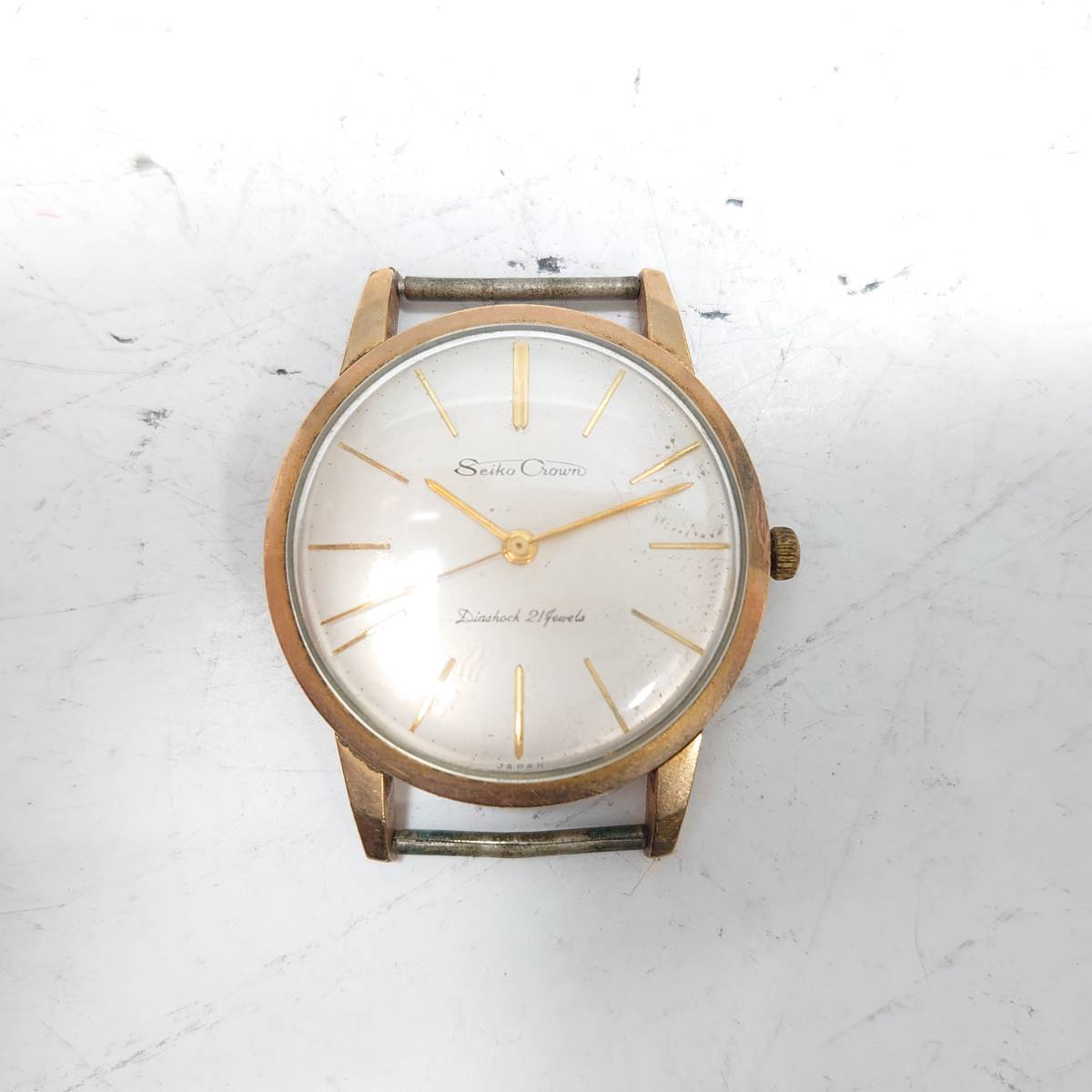 L11-60 SEIKO CROWN/セイコークラウン 3針 手巻き 腕時計 J14040 稼働 