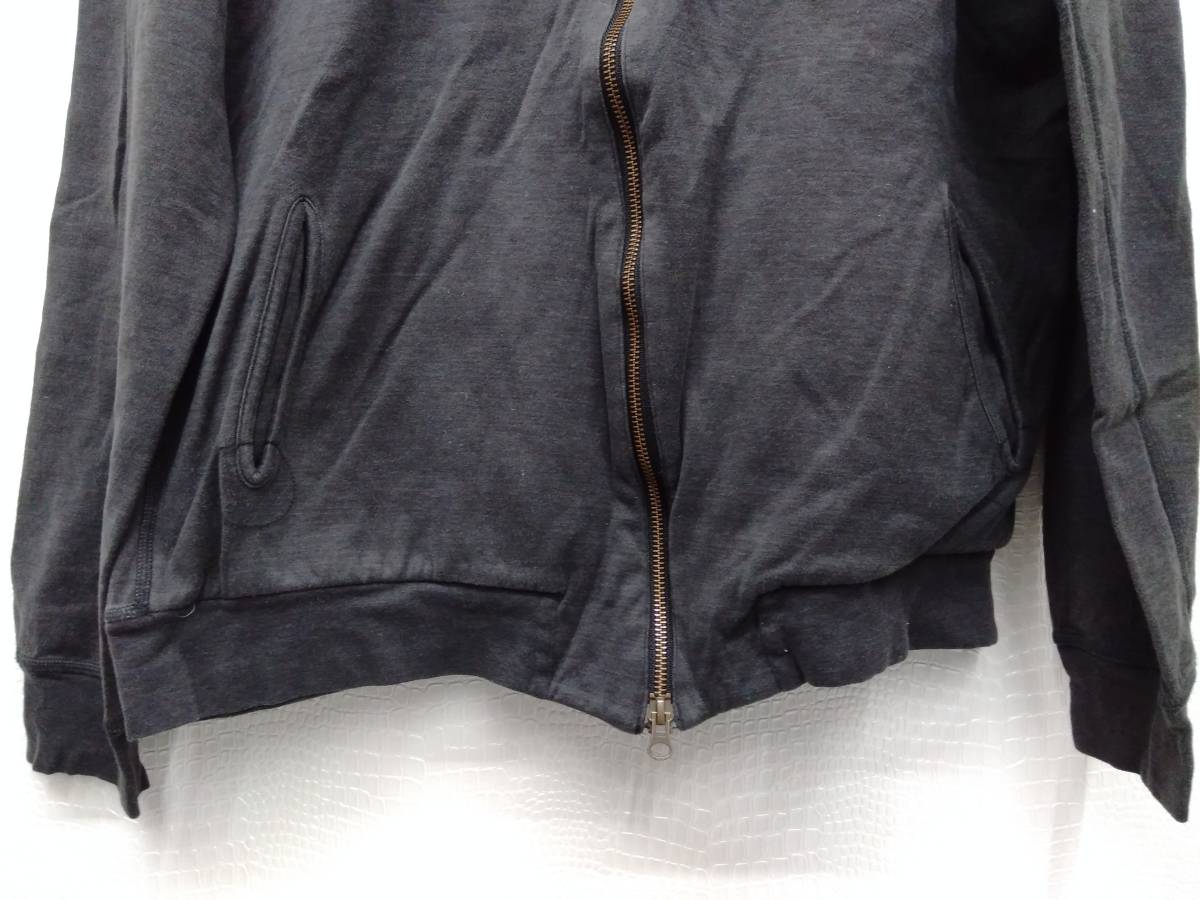 LOUIS ルイヴィトン VUITTON パーカー ジップアップパーカー ダブルジップ M メンズ コットン フーディー トップス 美品 エンボス ロゴ LV ブラック
