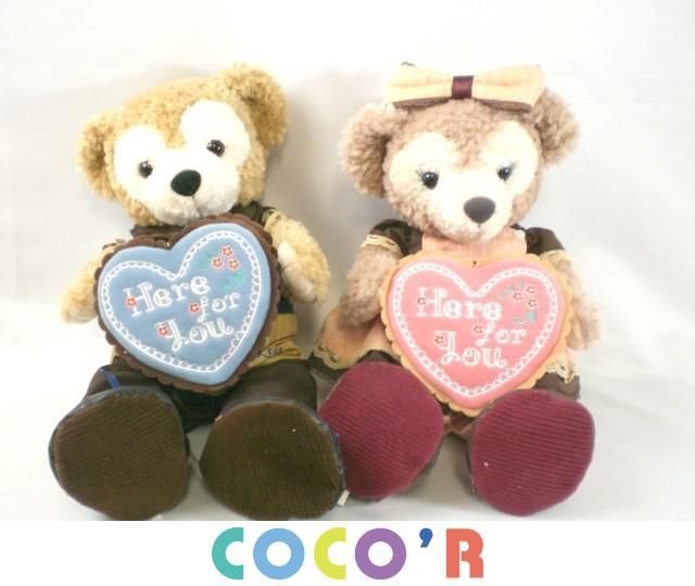 ダッフィー　シェリーメイ　バレンタインコスチューム　新品未使用 新品 未開封 ダッフィー シェリーメイ バレンタイン コスチューム 2015