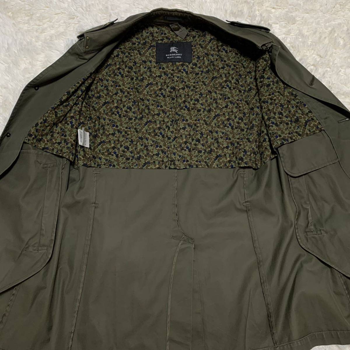 BLACK トレンチコート BURBERRY バーバリーブラックレーベル