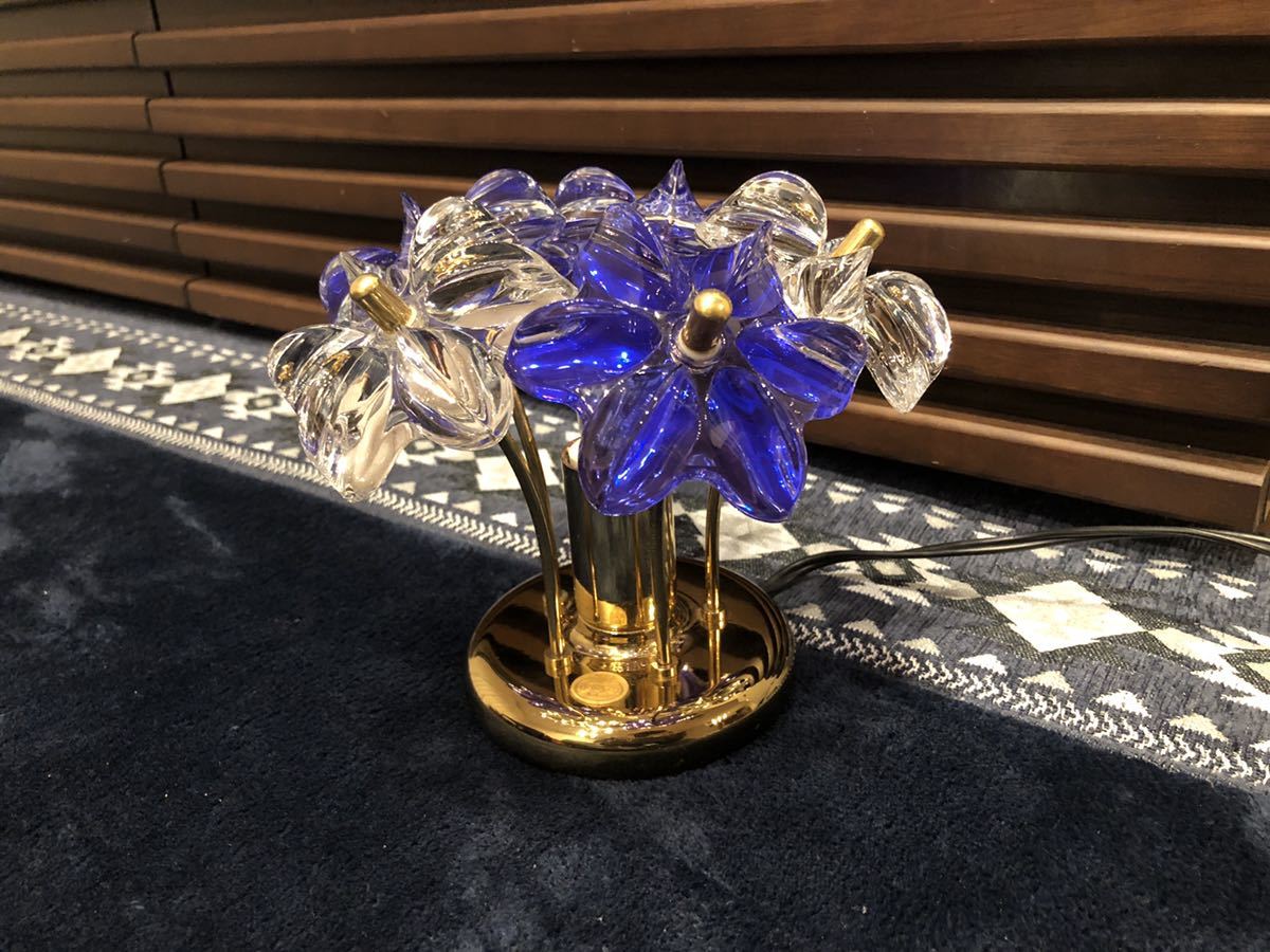 シャンデリア デコトラ レトロ ガラス 金メッキ 綺麗 中古 24V 100v 観光バス レア ビーズ 希少 ゴールドキング エスライト 調光機