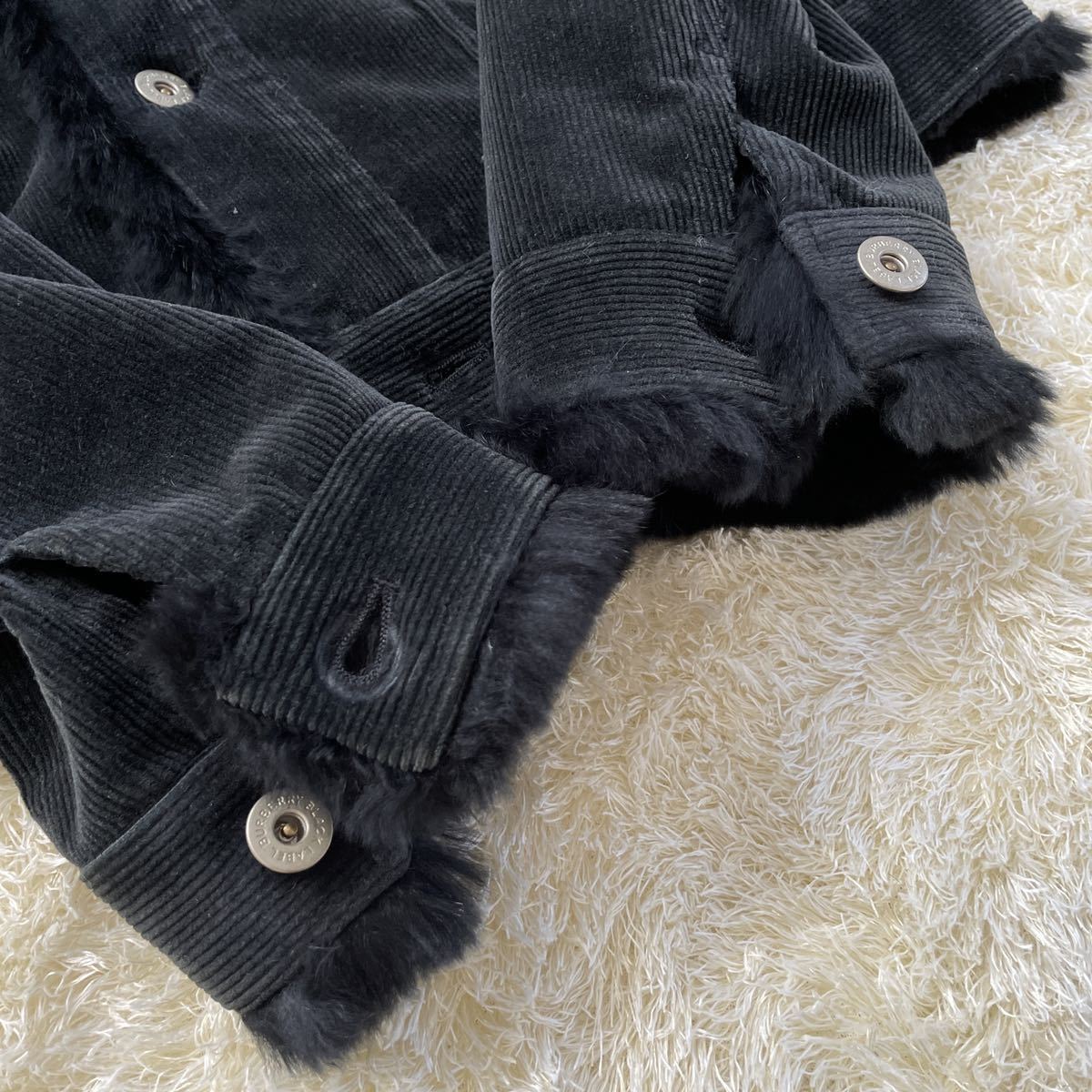 美品!! バーバリーブラックレーベル BURBERRY BLACK LABELコーデュロイ 