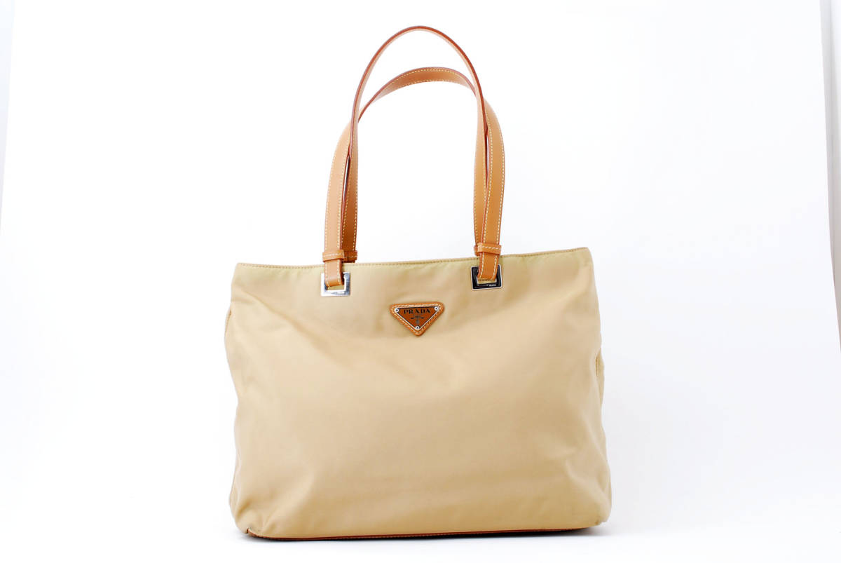 1円スタート】PRADA プラダ テスート ナイロン リナイロン トート 