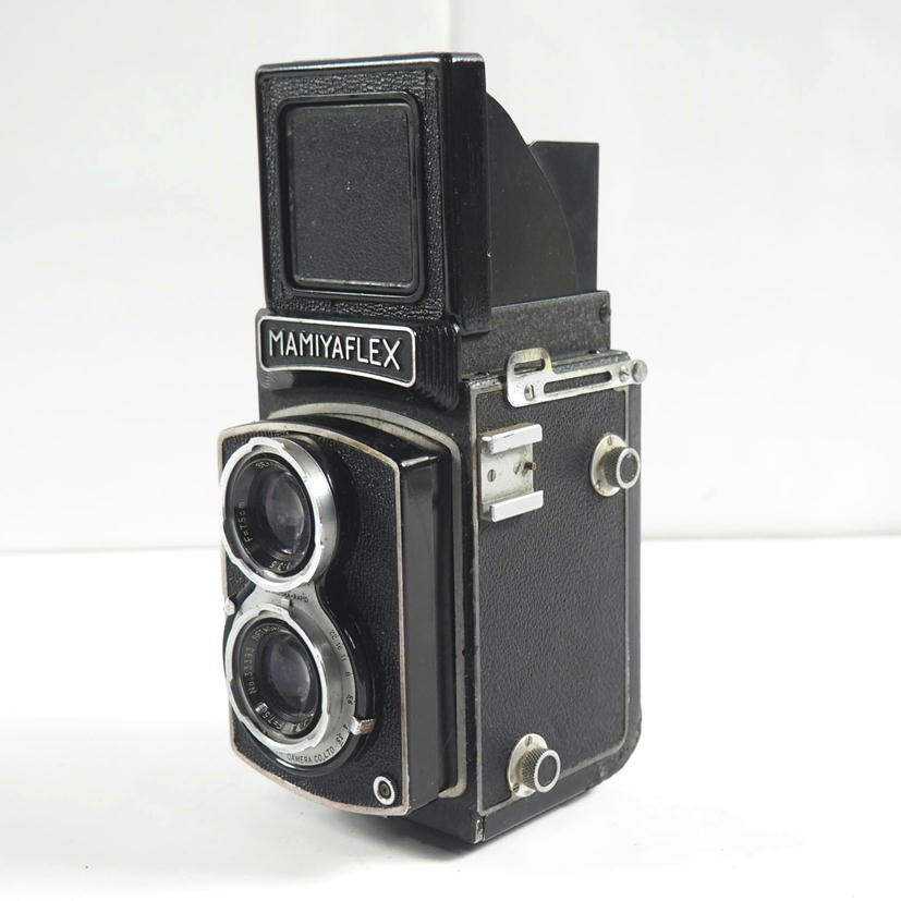 MAMIYAFLEX マミヤフレックス二眼レフカメラ【ジャンク品】 マミヤフレックス 二眼レフカメラ レザーケース付 ジャンク品 【公式通販】