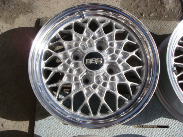 希少 旧車 BBS 14インチ 4穴 114.3 OFF＋40 6J 4本セット アルミ