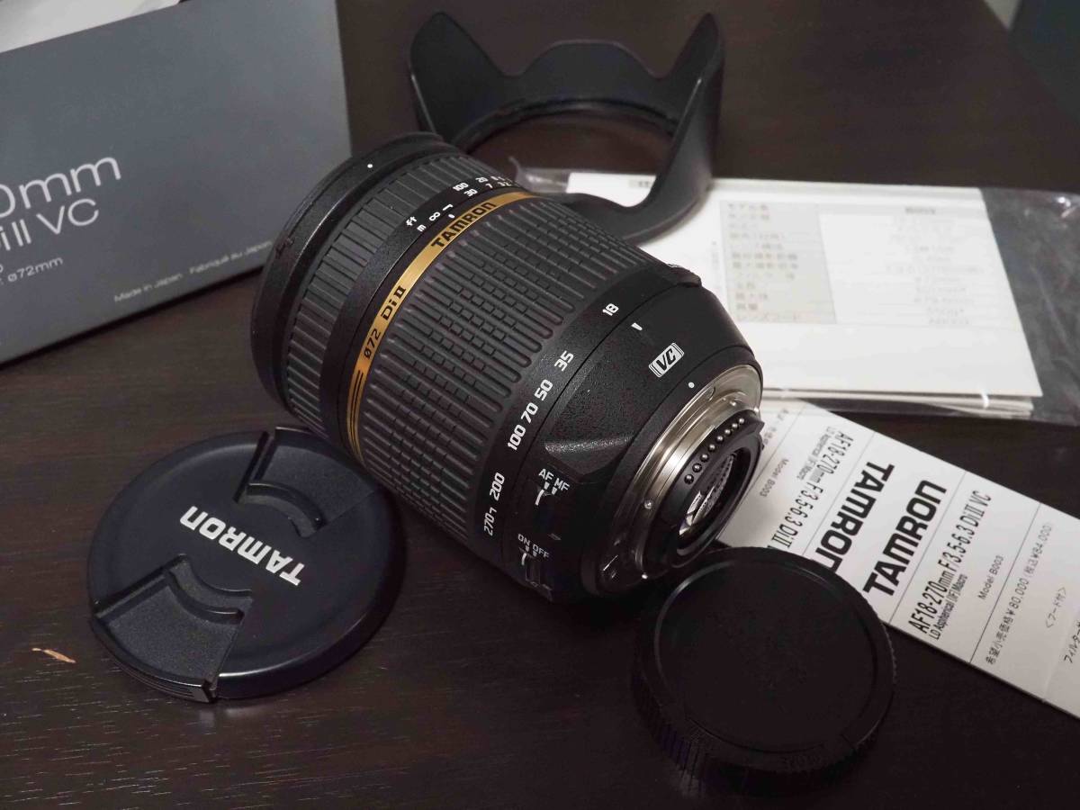 最新作，低価 TAMRON タムロン AF 18-270mm F3.5-6.3 Di Ⅱ 　Nikon