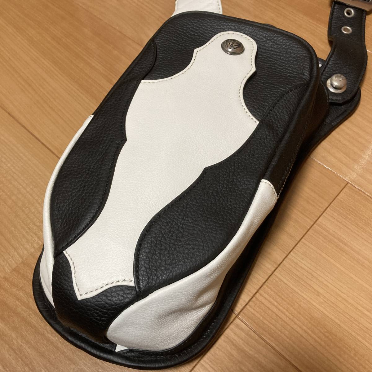 未使用 限定品】 GANCRAFT LEATHER BANK FISHING BAG ガンクラフト 