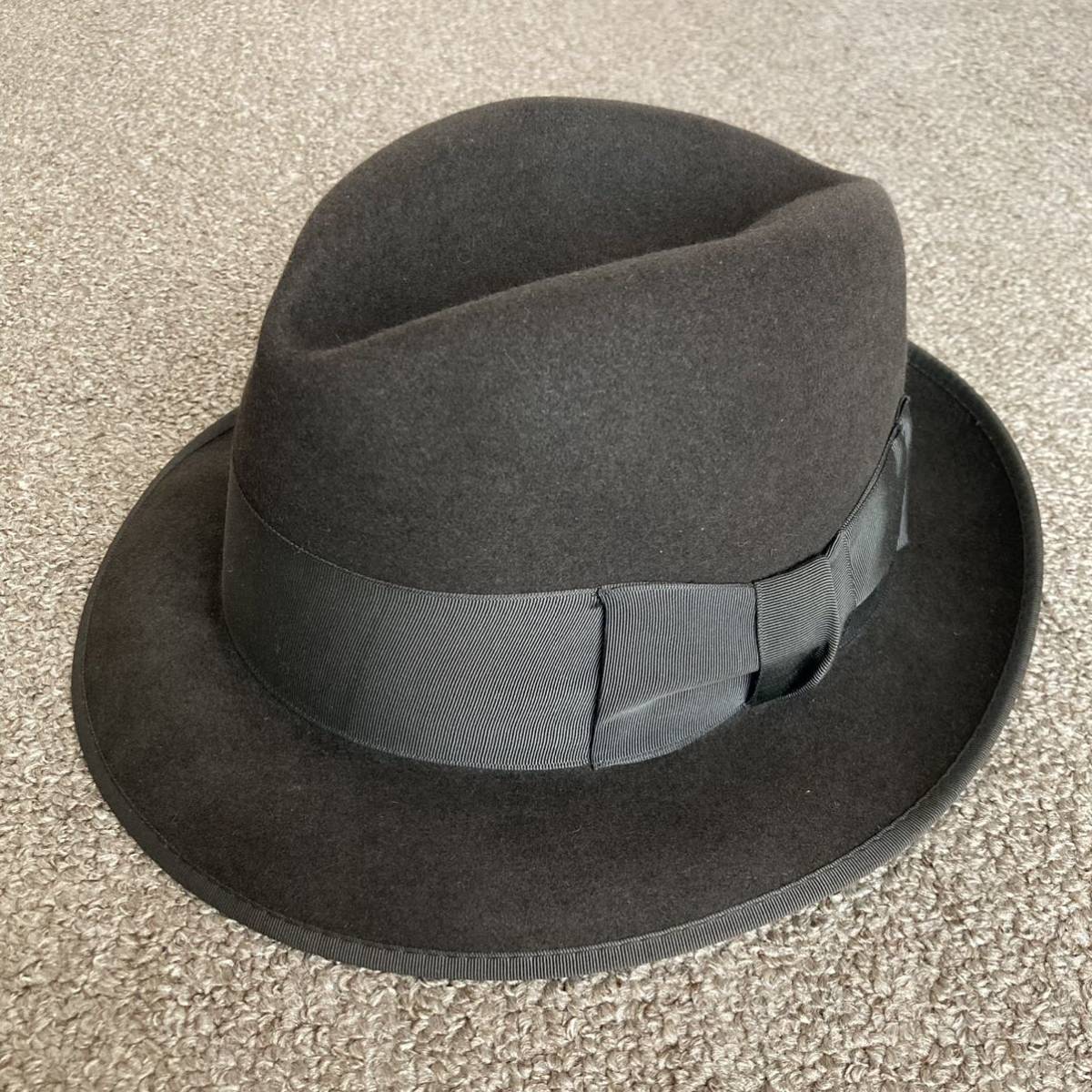 フェドラ ハット ヴィンテージ | 50s STETSON グレー 1950年代の 