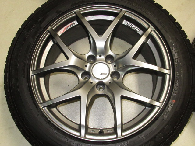 SSR GTV03 9J-18 off+35 pcd114.3/5H GOODYEAR ICE NAVI SUV 235/55R18  