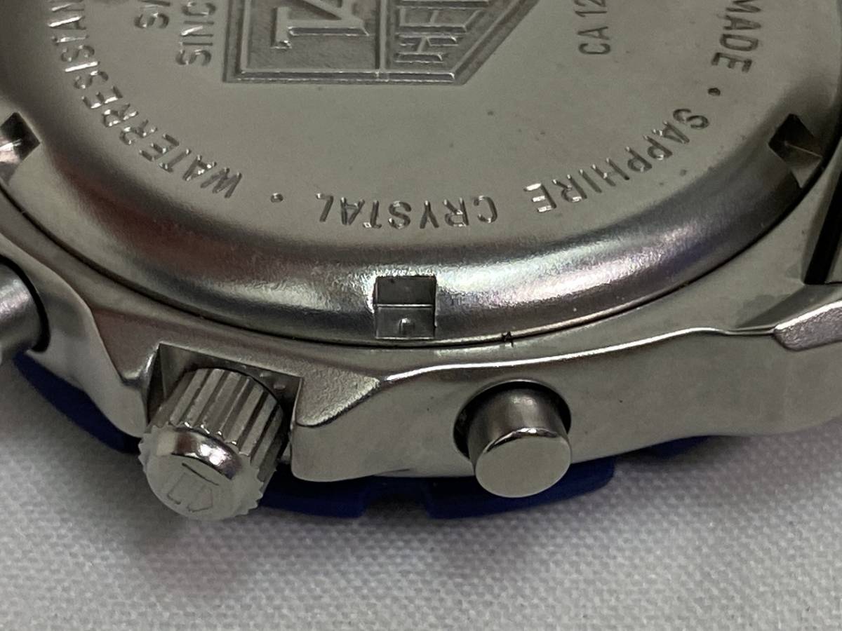 ☆TAG HEUER タグホイヤー フォーミュラ1 クロノグラフ CA1210-RO 電池 
