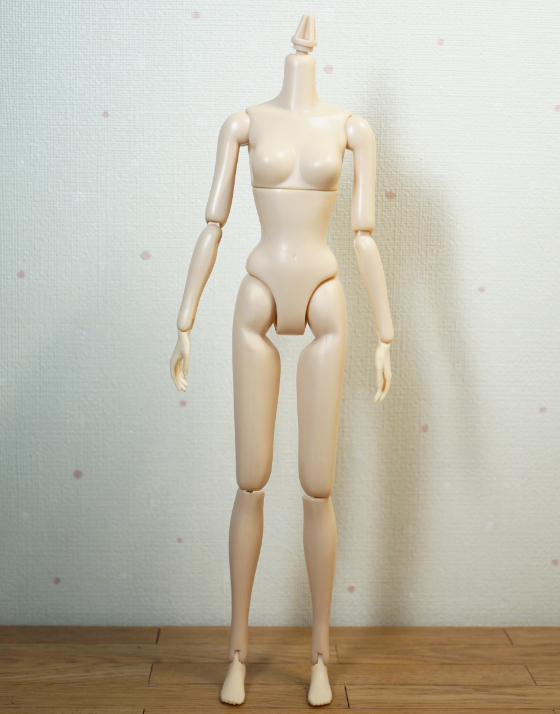 1/6ドール momoko 白肌 ボディ 素体 カスタムヘッドにも ① 素体 momoko ボディ Heisei DOLL リーゼル