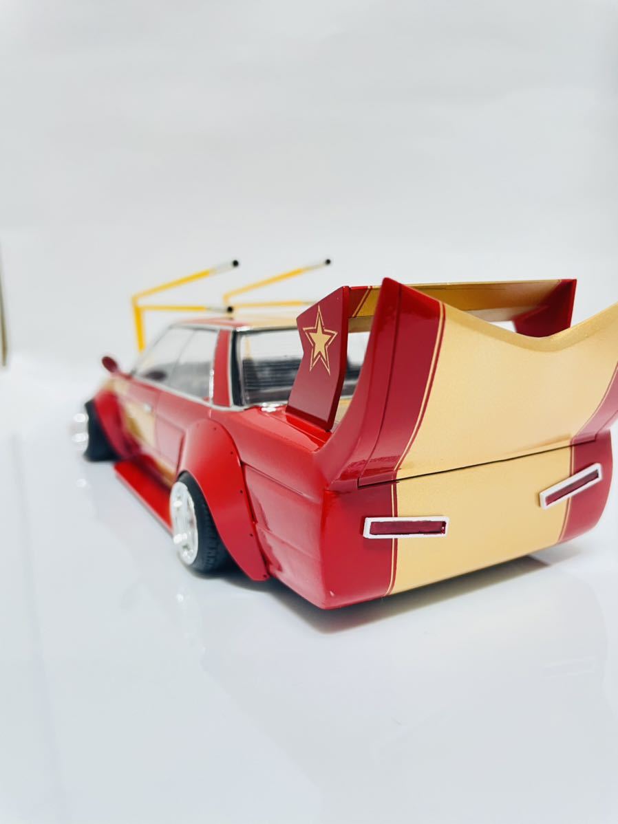 1円スタート 1/24 71マークii 完成品 街道レーサー チバラギ仕様 旧車