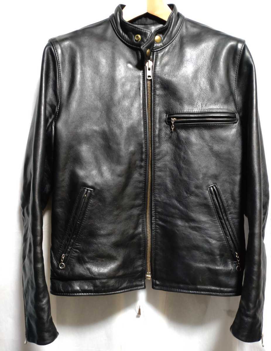 定番，HOT VANSON モデルB ライダースジャケット サイズ40 ライナー付属(ライダースジャケット)｜売買されたオークション情報、yahooの商品情報をアーカイブ公開 - オークファン 男性用